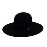 TC Hats - 6X Open Crown Grizzly - Black
