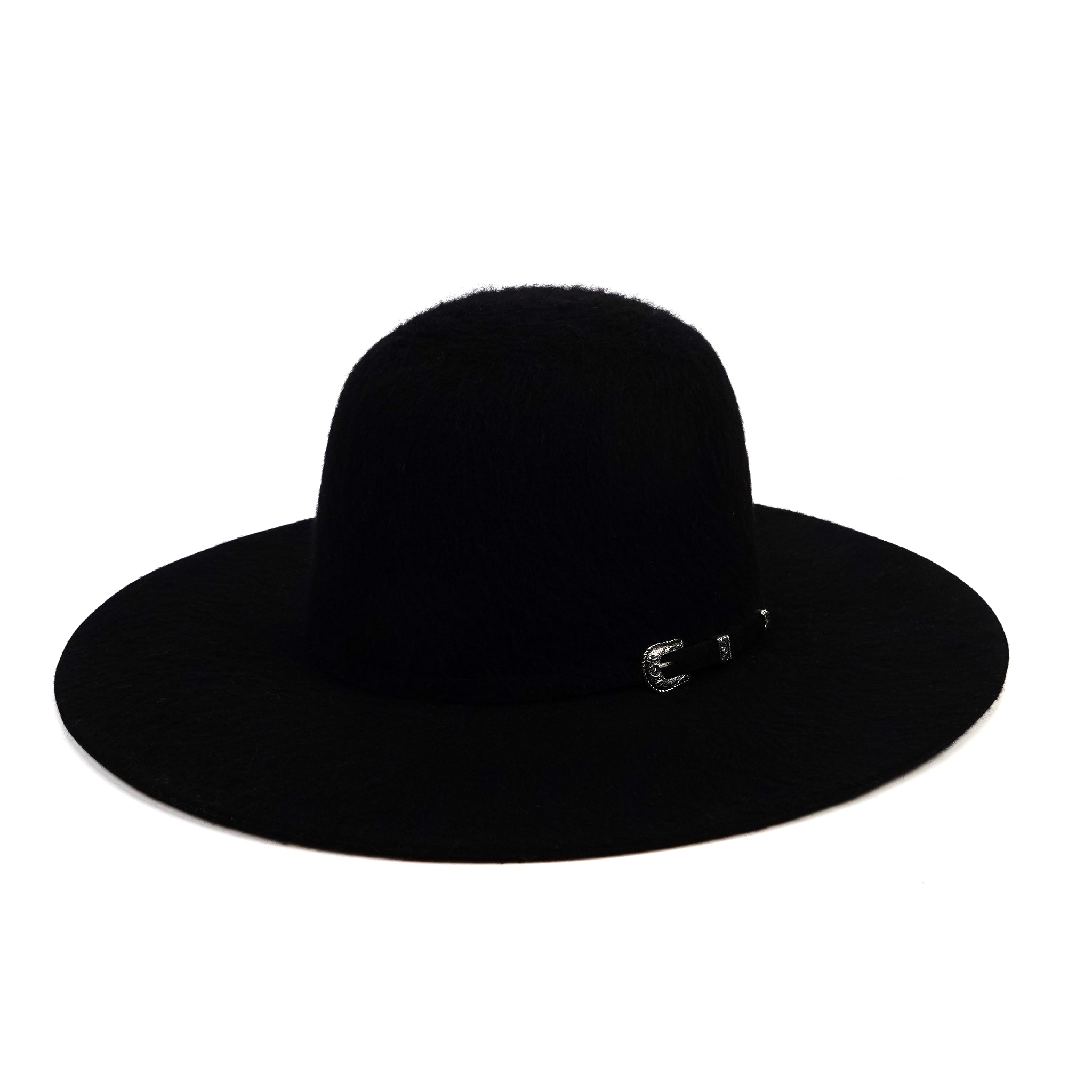 TC Hats - Sombrero Grizzly de copa abierta 6X - Negro
