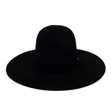 TC Hats - 6X Open Crown Grizzly - Black