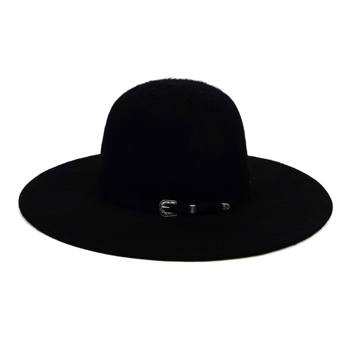 TC Hats - 6X Open Crown Grizzly - Black