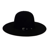 TC Hats - 6X Open Crown Grizzly - Black