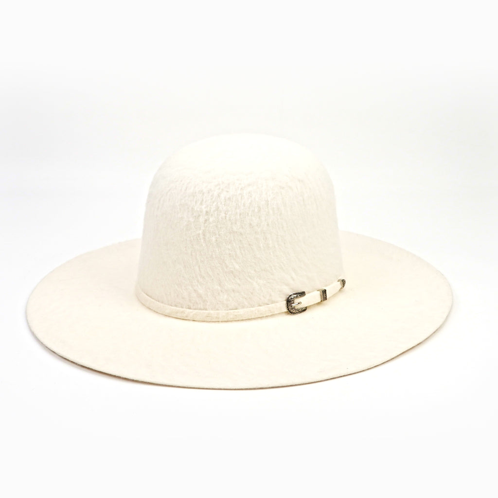TC Hats - 6X Open Crown Grizzly - Winter White