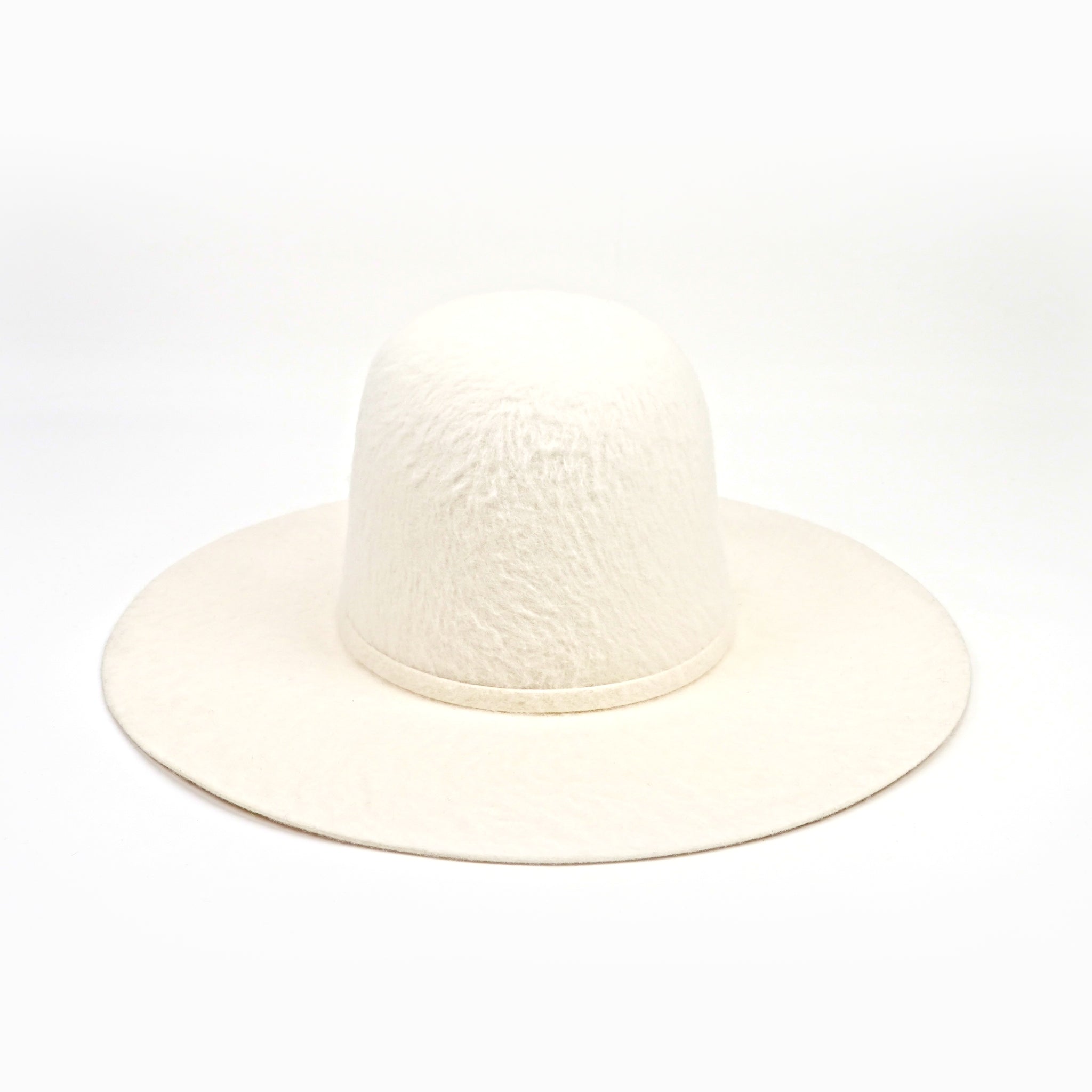 Sombreros TC - Grizzly de copa abierta 6X - Blanco invierno