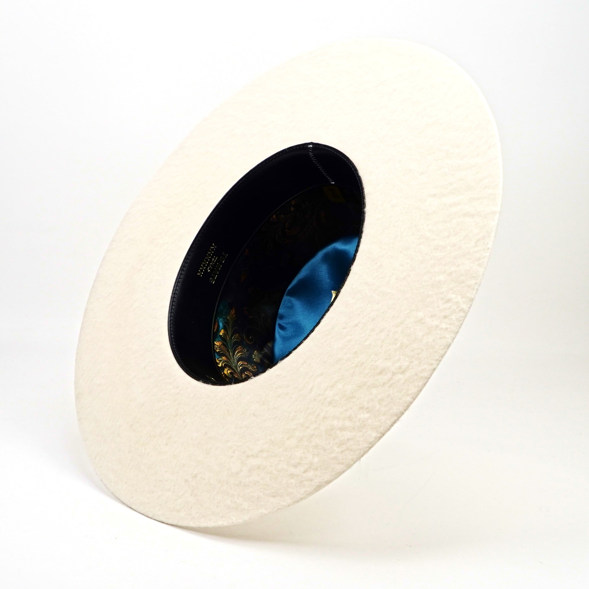 Sombreros TC - Grizzly de copa abierta 6X - Blanco invierno