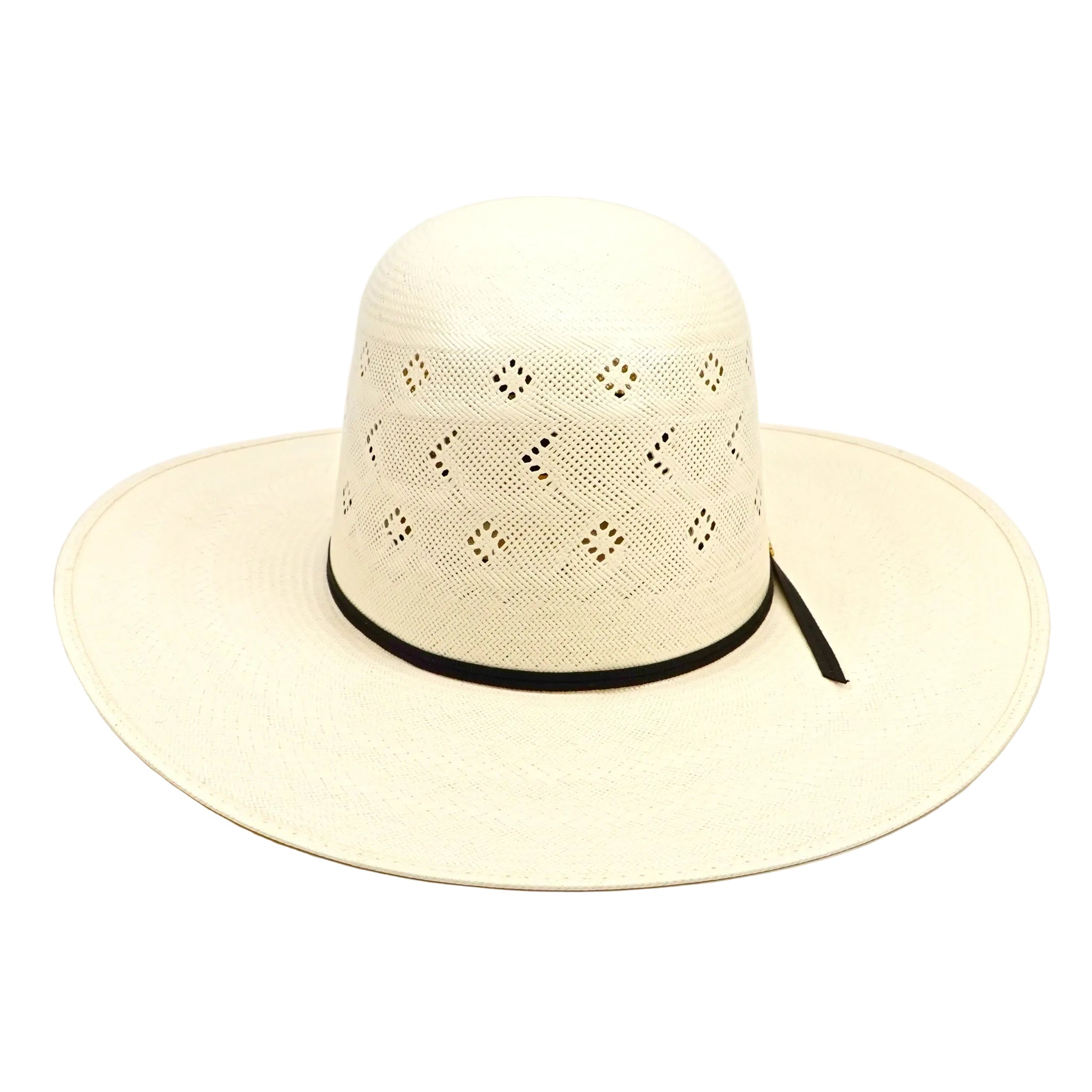 TC Hats - 100X Straw Open Crown Hat - Arrow & Rhombus – Gomez