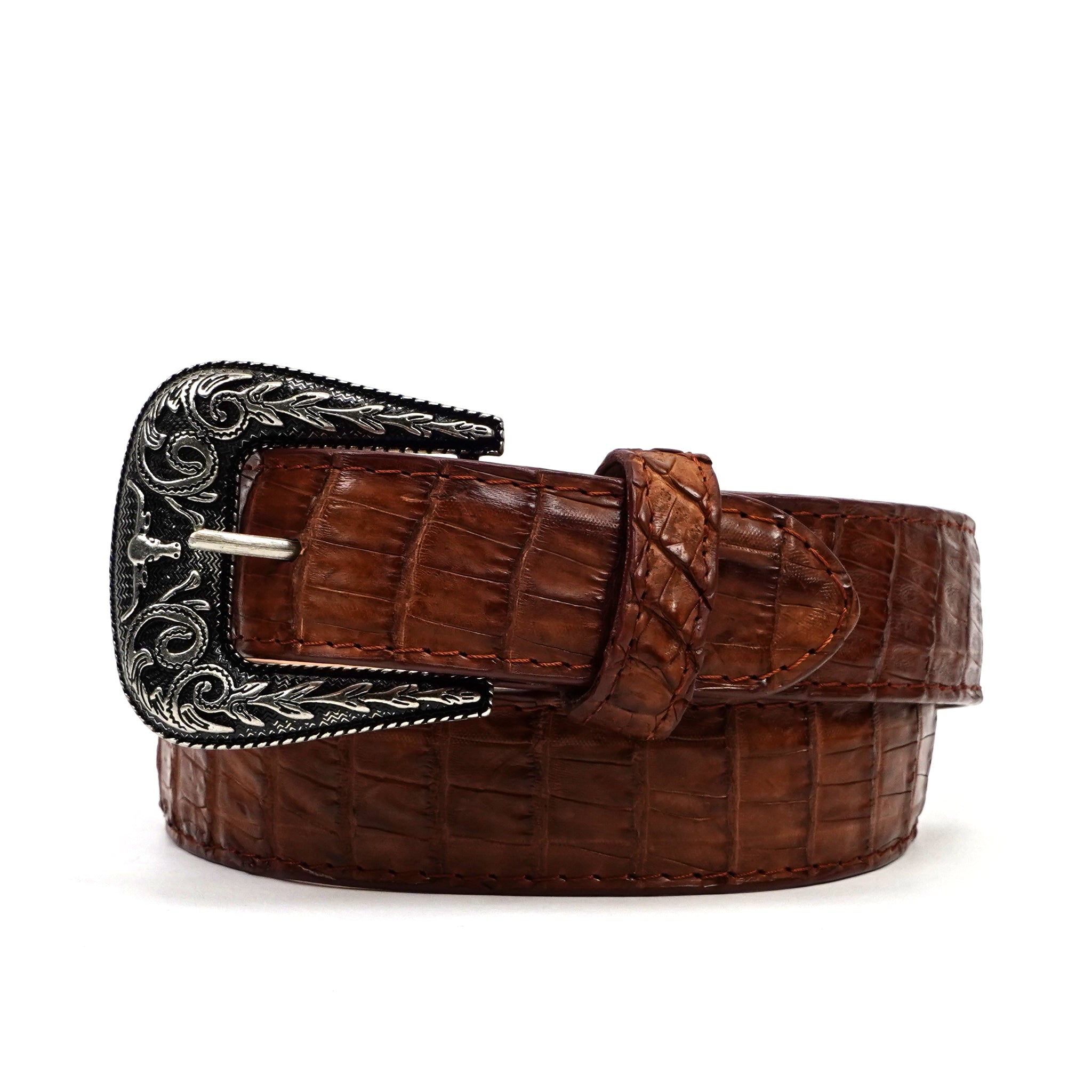 Flame Orix Ostrich Laser Belt - BC354 | Cuadra | Apparel