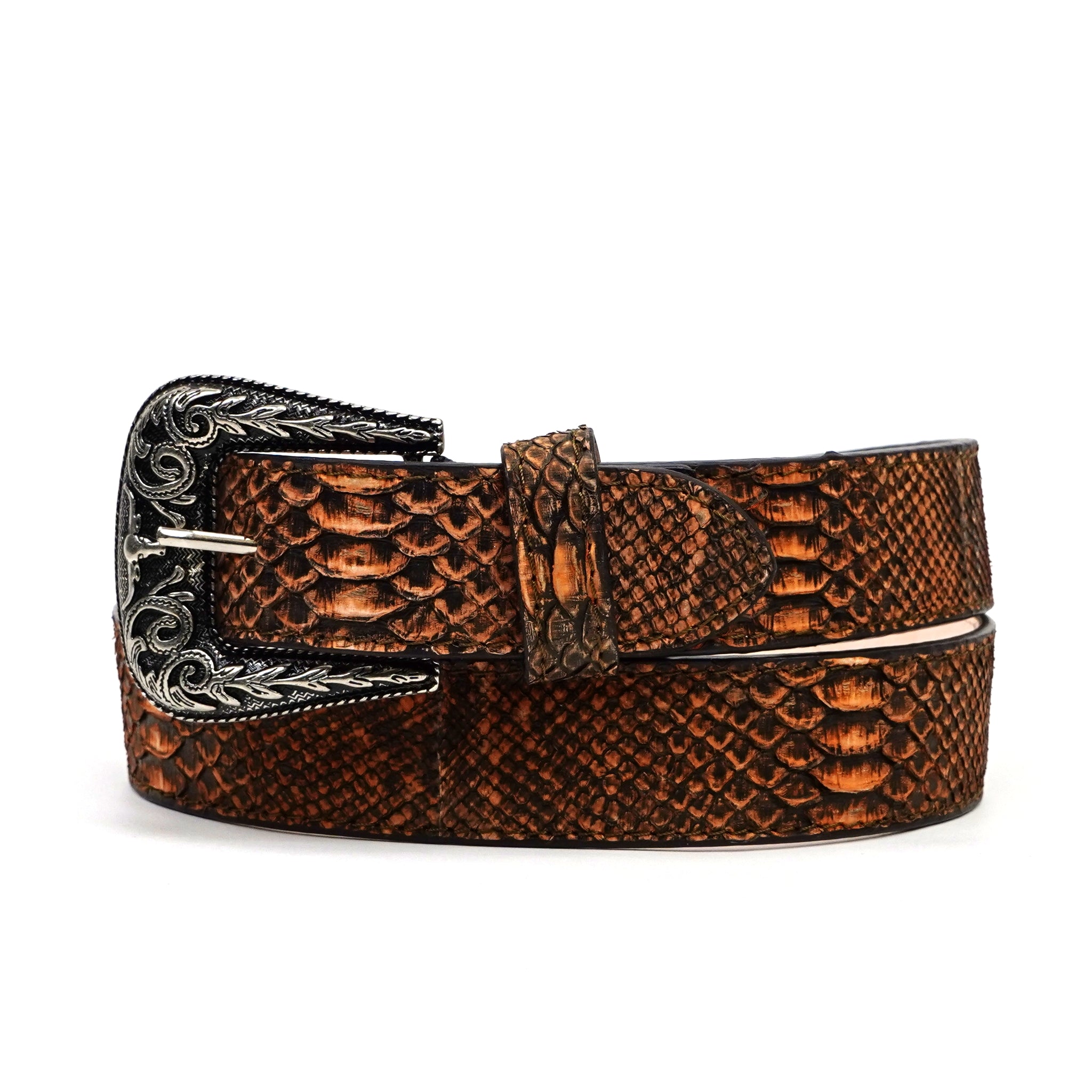 小物 fuga python belt Genuine Python Leather Belt Natural With Leather Lining Genuine