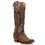 Botas vaqueras Tamarindo Pitón - Caña alta - Punta fina (E31)