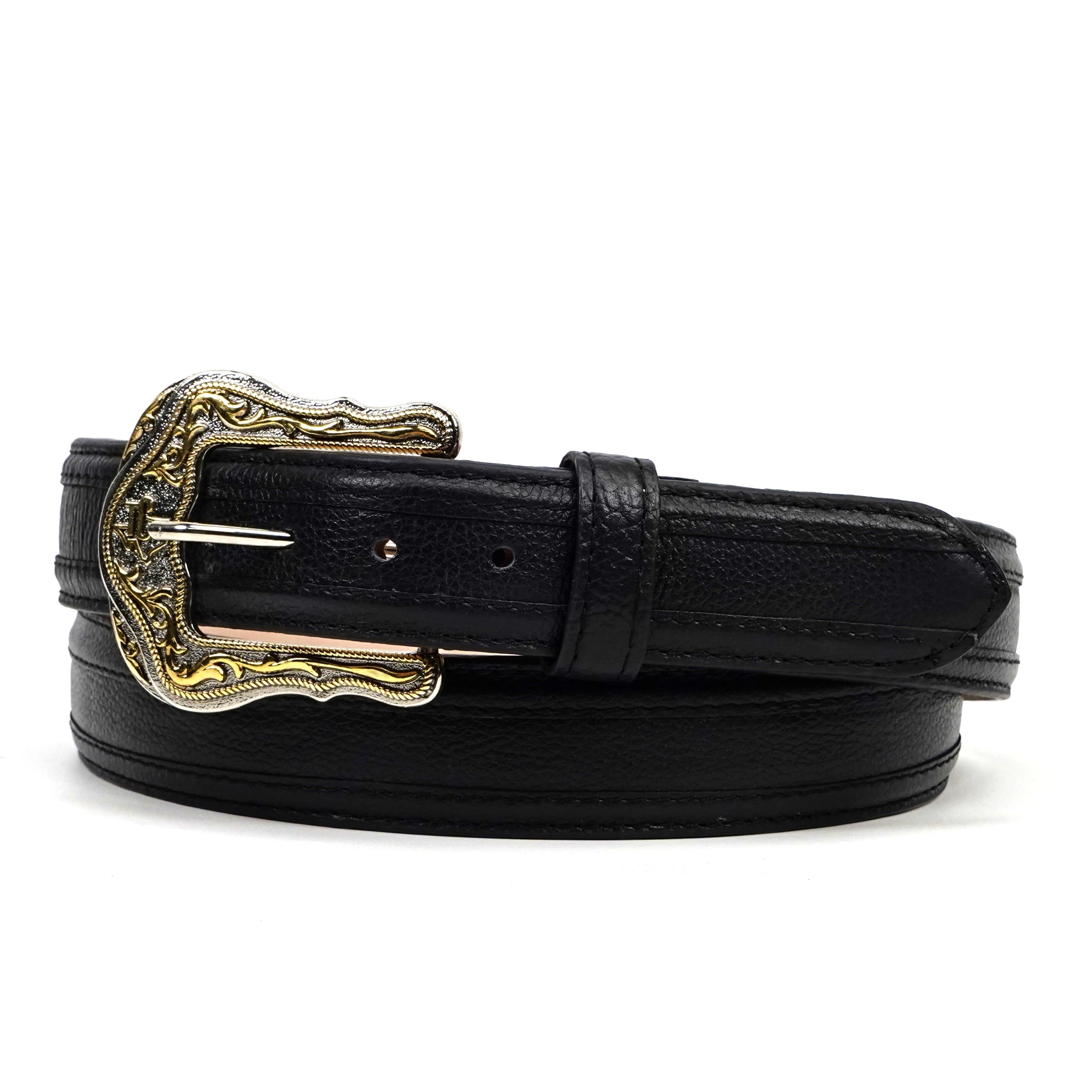 Cowhide Belt - Barcelona Black (C-V4601)
