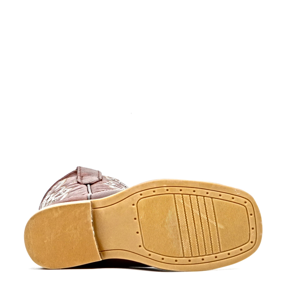 Blake Cognac - Punta Cuadrada - Botas para Niños