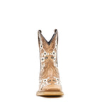 Kids Cowboy Boots - Brown - Square Toe (TCK018)