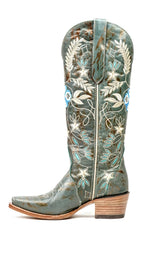 Botas altas Madison Turquoise - Punta fina (E861)