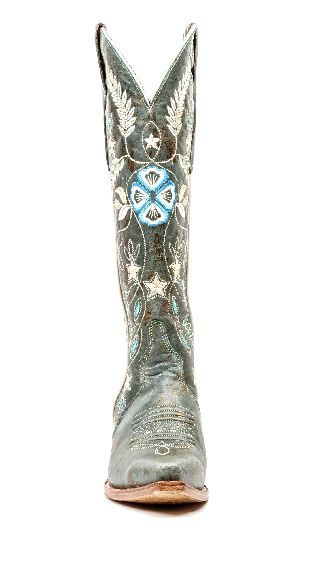 Botas altas Madison Turquoise - Punta fina (E861)