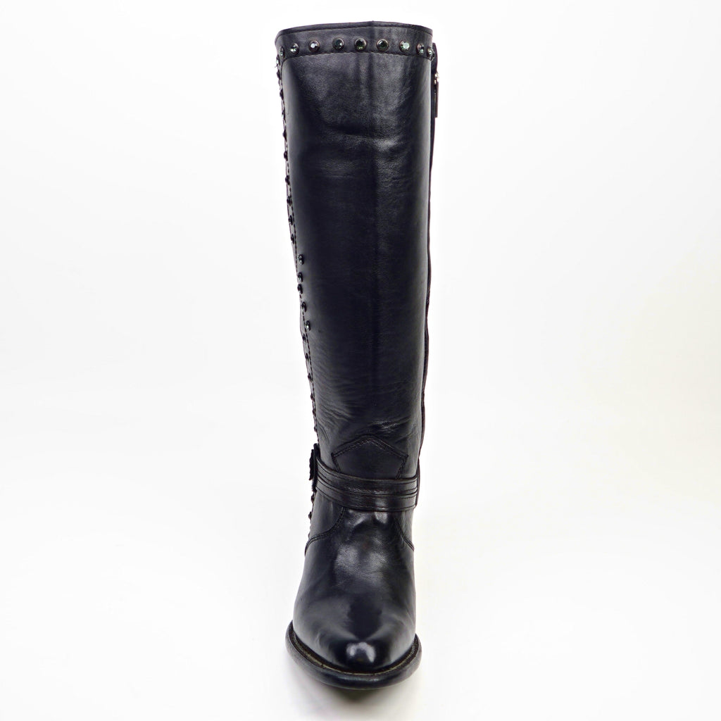Denali Black - Tall Shaft - Round Toe