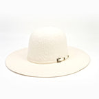 6x Winter White Open Crown Grizzly - Gomez Western Wear
