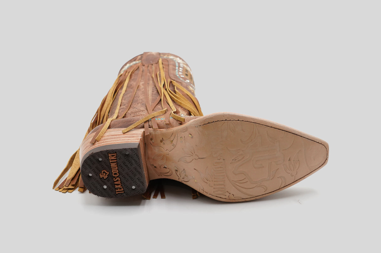 Valencia Camel - Snip Toe (E813)