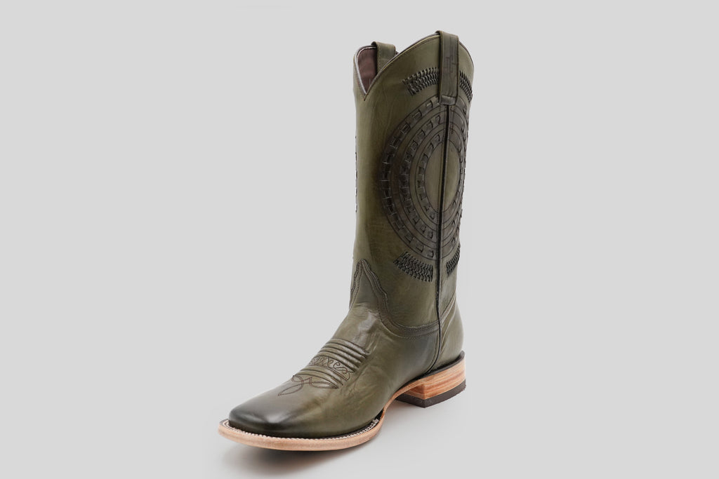 Cleyton Olive - Square Toe (E944)