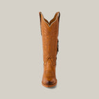 Kellie Clayton Gold Leather Sole - Caña alta - Punta afilada