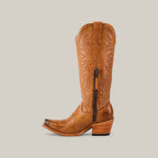 Kellie Clayton Gold Leather Sole - Caña alta - Punta afilada