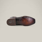 Exotic Python - Natural - Narrow Square Toe