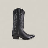 Athala Black - Mid Shaft - Snip Toe