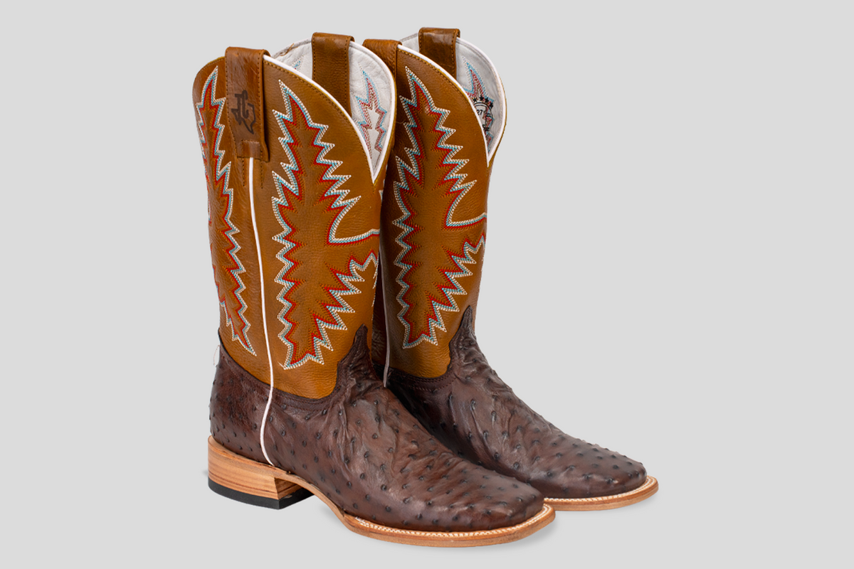 Thompson - Dark Brown - Square Toe