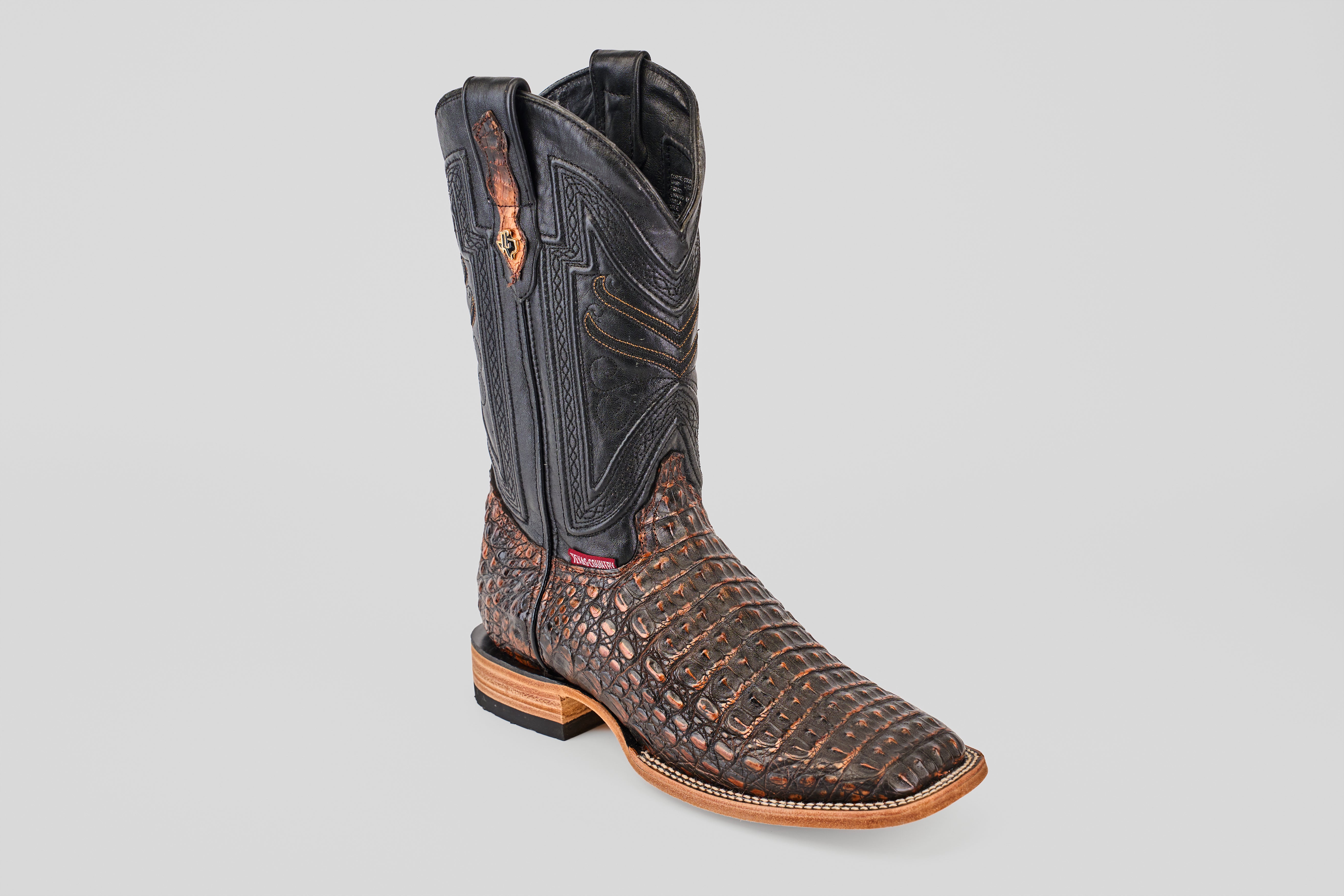 Rhodes Caiman Hornback Boots - Roma - Square Toe (LM10) – Gomez