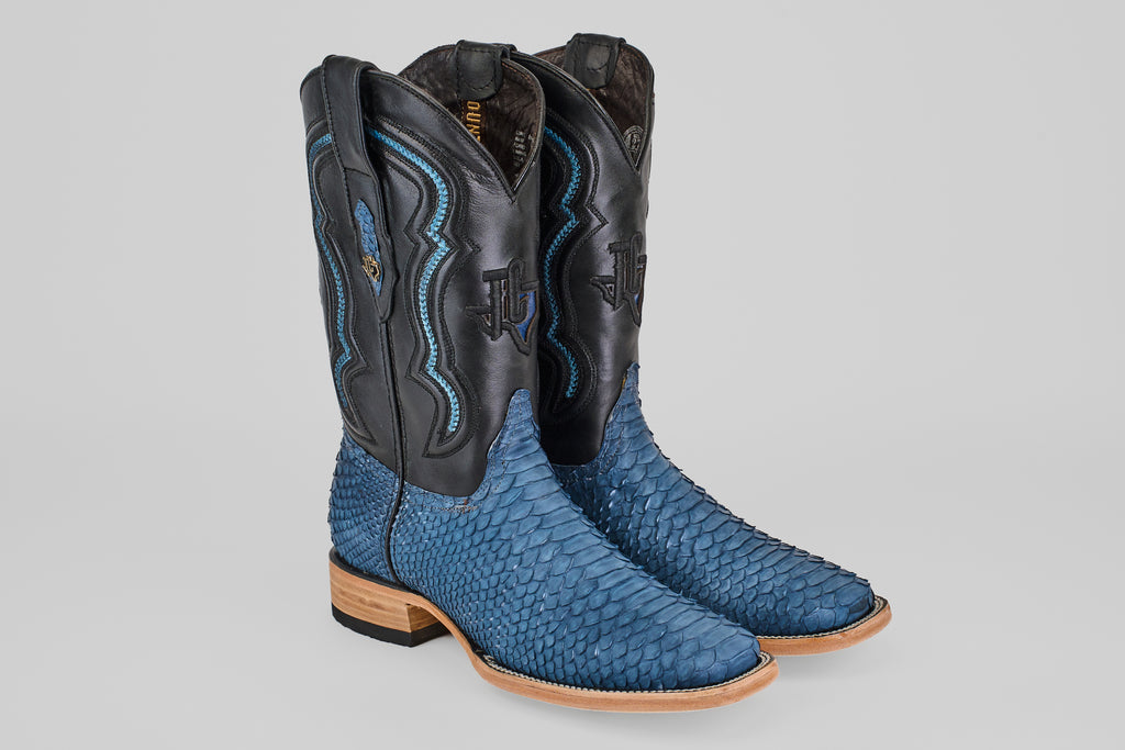 Tanner – Denim oscuro – Punta cuadrada