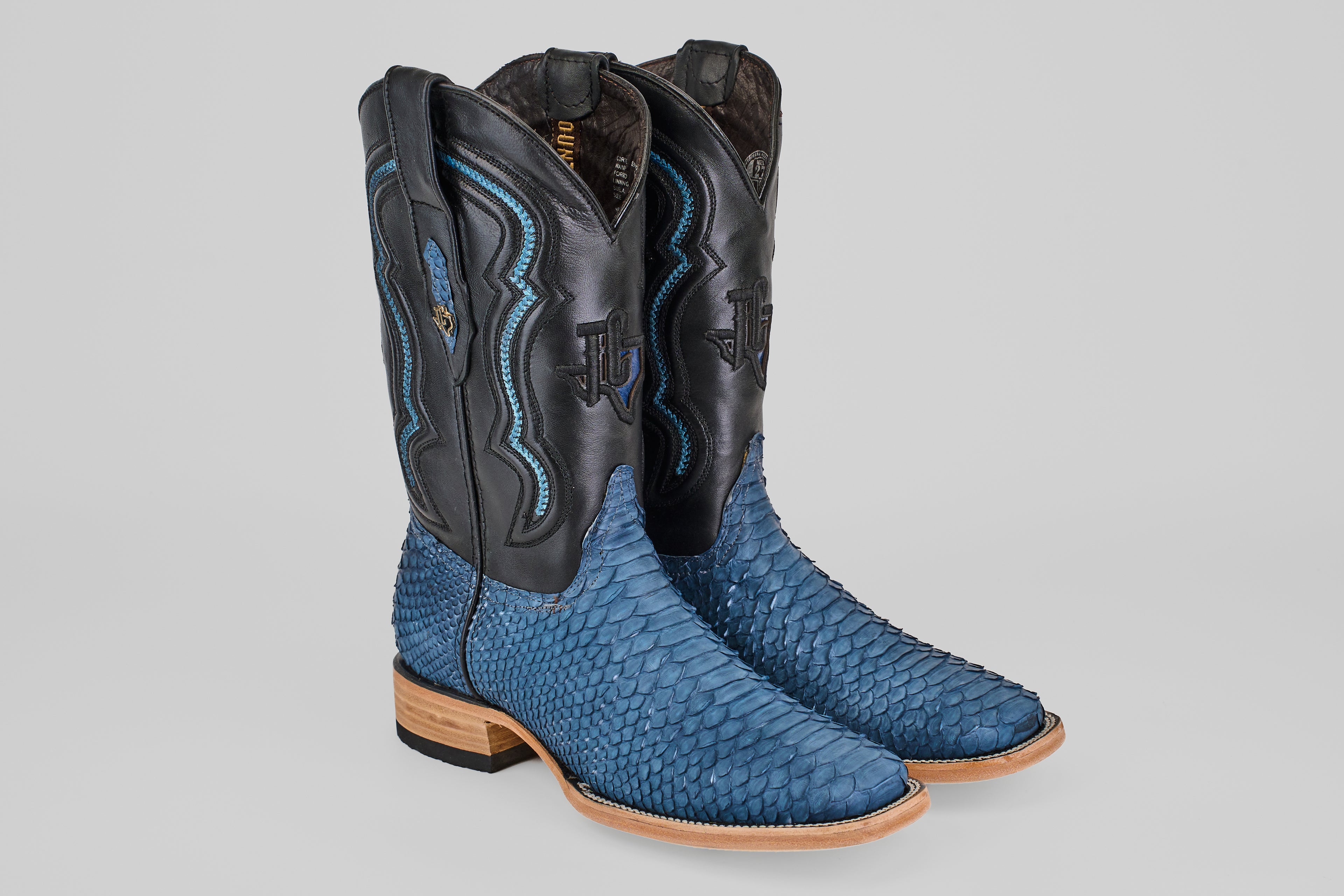 Tanner – Denim oscuro – Punta cuadrada