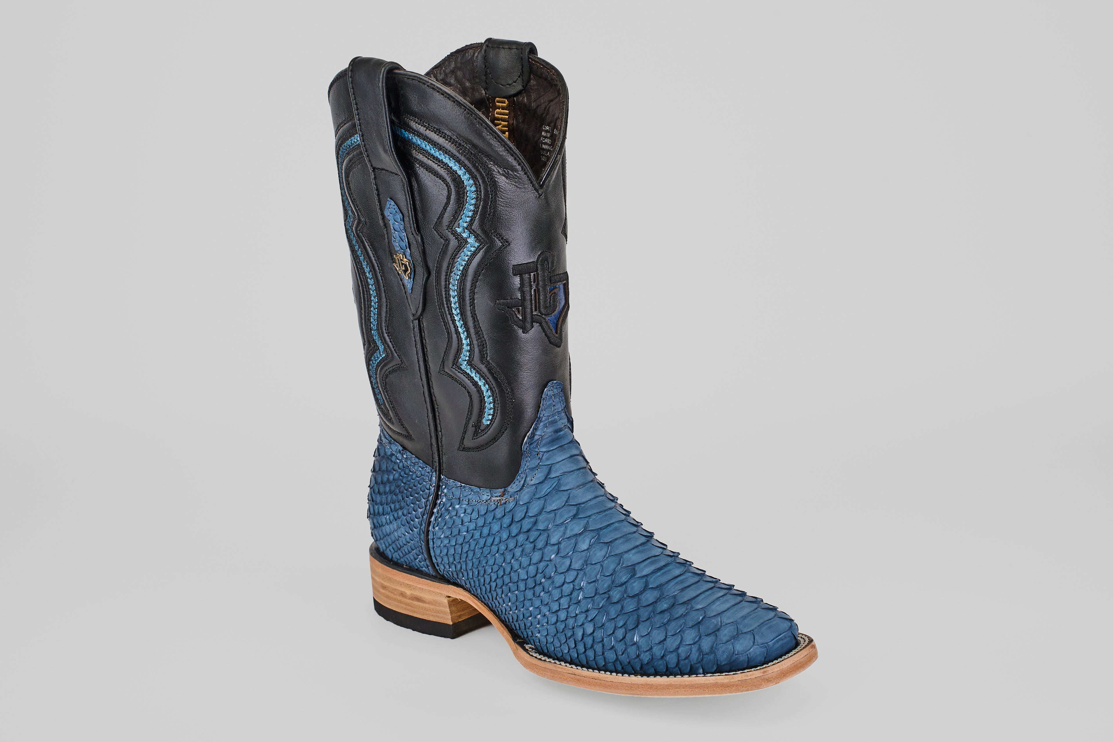 Tanner – Denim oscuro – Punta cuadrada