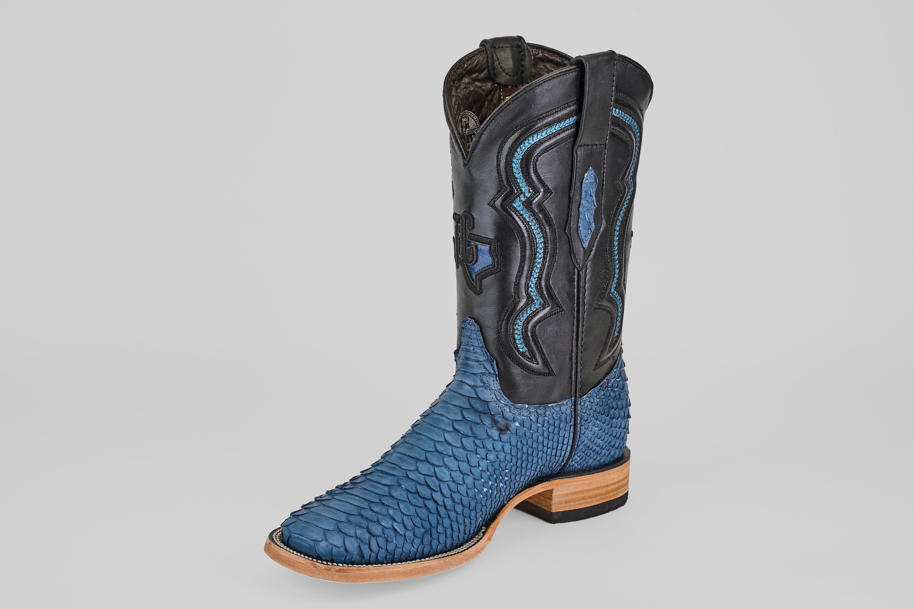 Tanner – Denim oscuro – Punta cuadrada