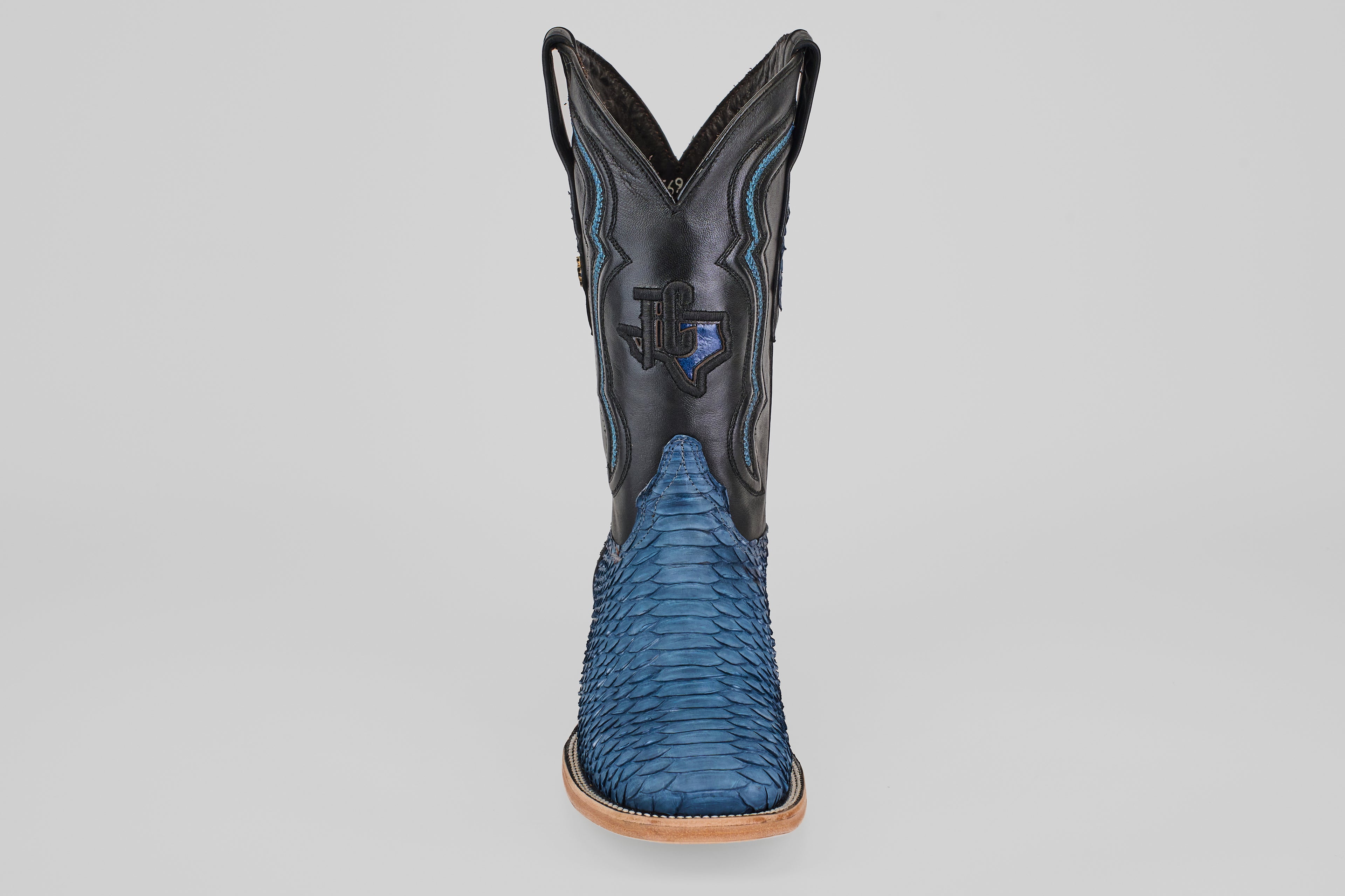 Tanner – Denim oscuro – Punta cuadrada