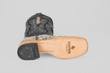 Exotic Full Quilt Ostrich - Nicotine  - Square Toe