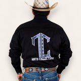 TC Hats - Black Blue Aztec