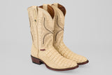 Rhodes HornBack - Bone - Round Toe