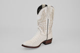 Rhodes HornBack - White - Round Toe