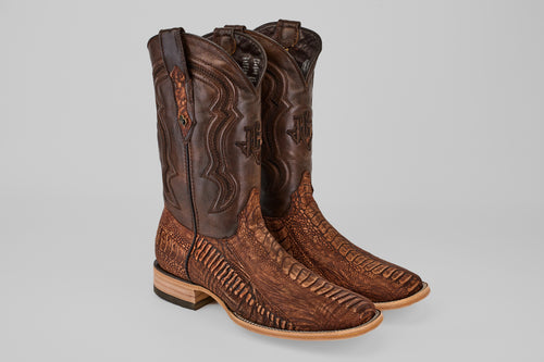 Austin Leg - Rustic Brick - Square Toe