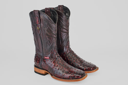 Austin - Black Cherry - Square Toe