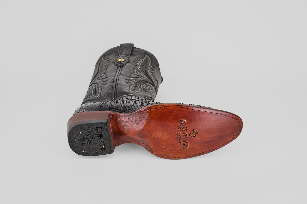 Tanner - Black - Round Toe