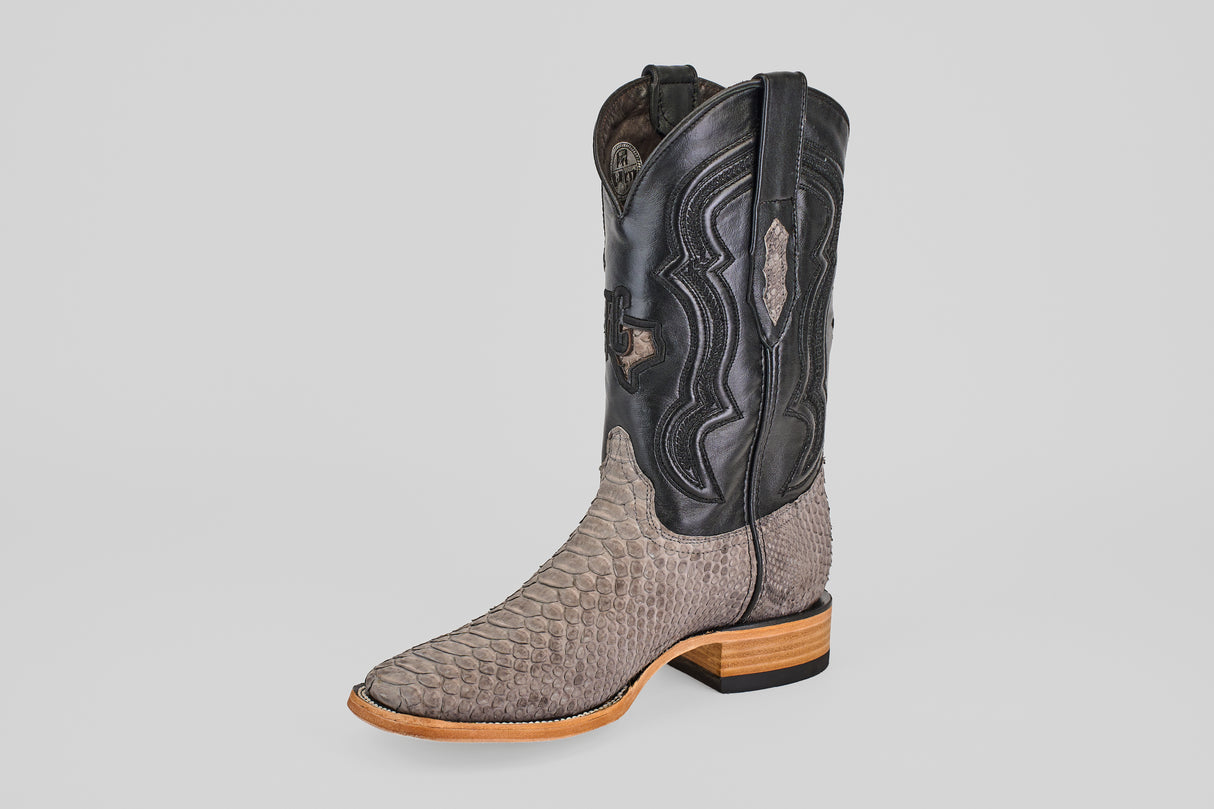 Tanner - Matte Gray - Square Toe