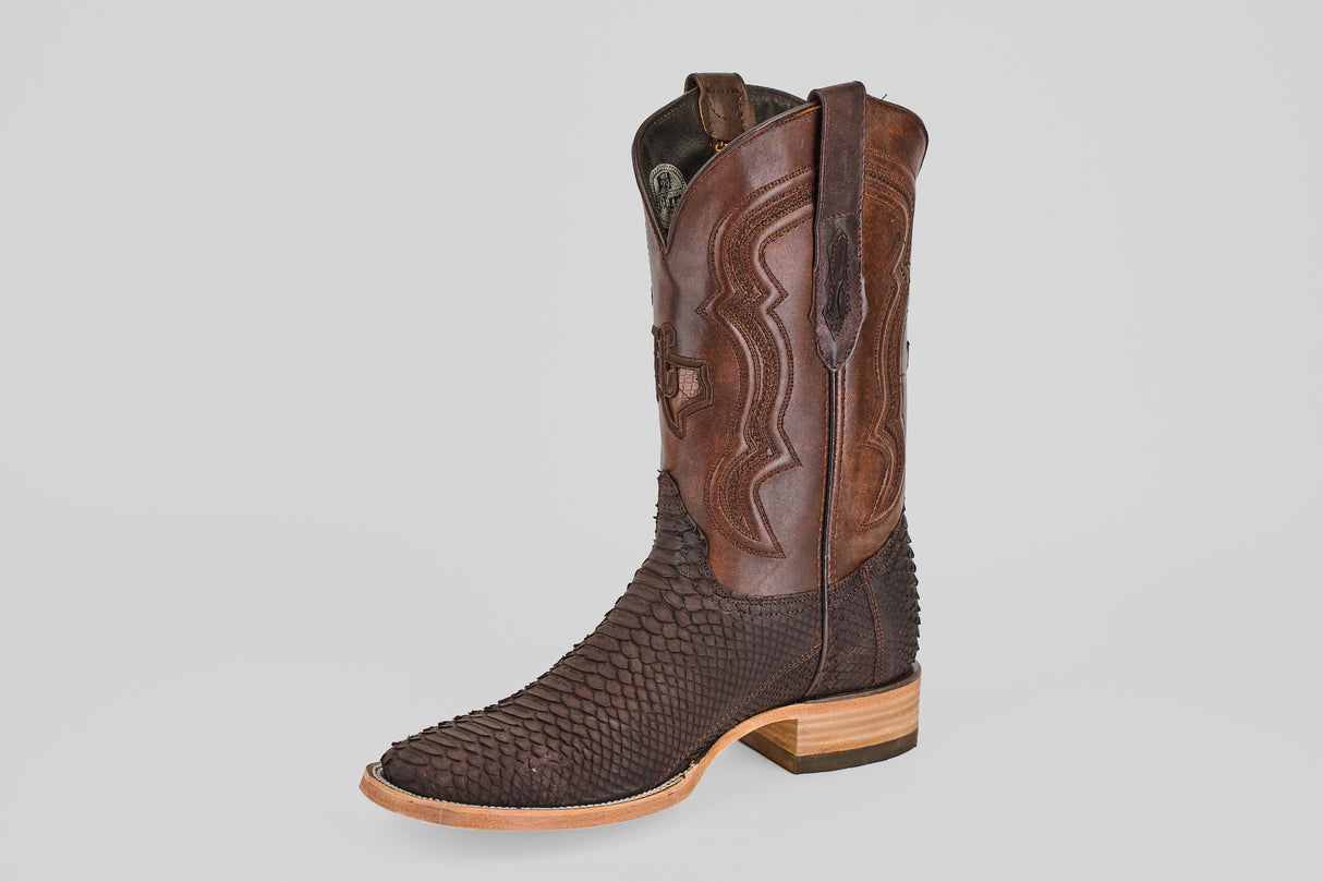 Tanner - Matte Brown - Square Toe