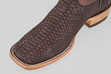 Tanner - Matte Brown - Square Toe