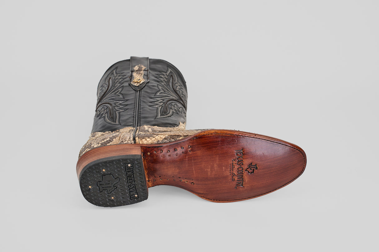 Tanner - Natural - Roper Toe