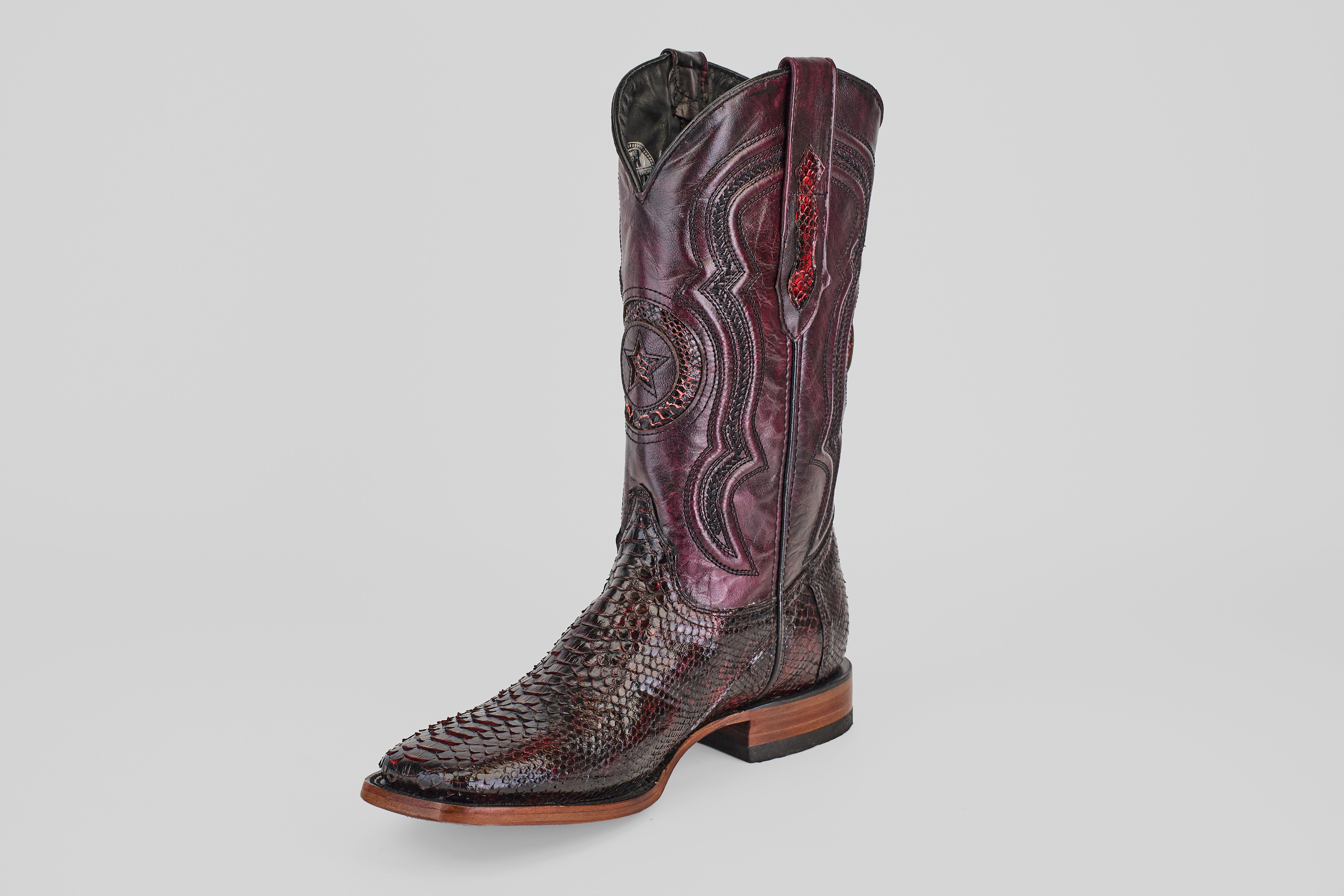 【未使用】 JOSEPH PYTHON POINTED パイソンレザーパンプス Tanner Python Boots - Black Cherry - Square Toe (PN30) – Gomez