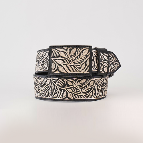 Artisanal Handmade Silver Belt Branches