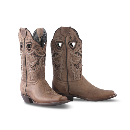 Texas Country Womens Western Boot Sierra Paja Square Toe E316