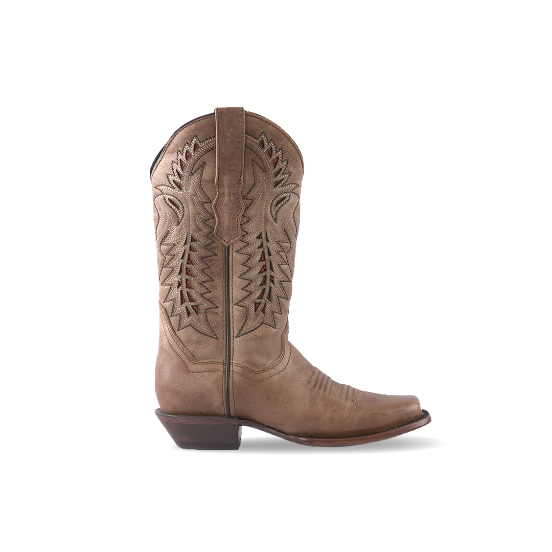 Texas Country Womens Western Boot Ranch Tan E718