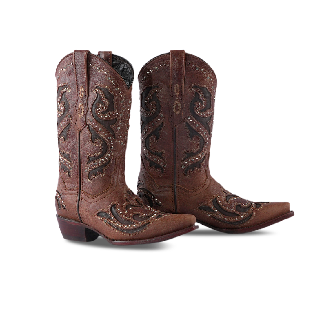Texas Country Womens Western Boot Cater Tabac E723