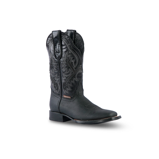 Texas Country Kids Boots Cheyenne Black E28 Rodeo Toe