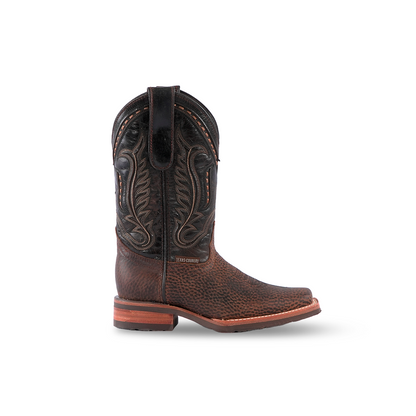 Texas Country Kids Boots Cheyenne Choco E28 Rodeo Toe